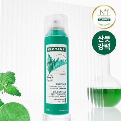 [지성두피&피지 제거] 클로란 네틀 노세범 드라이 샴푸 150ml