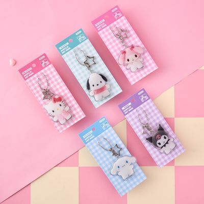 텐바이텐 산리오 폼폼 아크릴 키링 (헬로키티/마이멜로디/쿠로미/시나모롤/포차코)