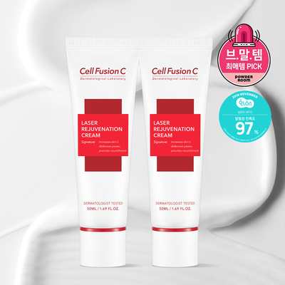 [Anti-aging/Close-fitting Moisture Barrier] Cellfusionc Laser Rejuvenation Cream 50ml Double Set