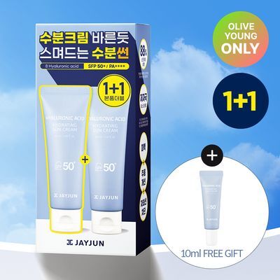 제이준 히알루론산 하이드레이팅 선크림 50ml 1+1 더블기획 (50ml+50ml)