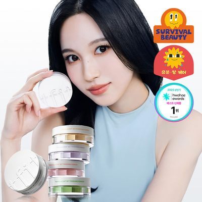 [워터프루프/컬러코렉팅] 티핏 트렌스루센트 셋 피니싱 파우더 2colors