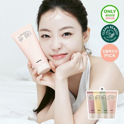 [인플루언서PICK/25g 추가증정]  휩드 비건 팩클렌저 130g 기획 4종 (피치페어/머그트리/무화버터/유자몽)