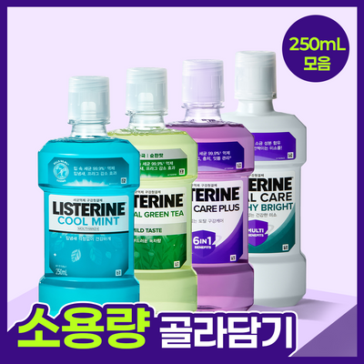 [소용량 모음전] 리스테린 가글 250mL 4종 택1
