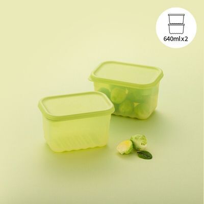 락앤락 스마트킵 프레쉬 신선보관 밀폐용기 640ml 2P
