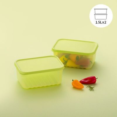 락앤락 스마트킵 프레쉬 신선보관 밀폐용기 1.5L 2P