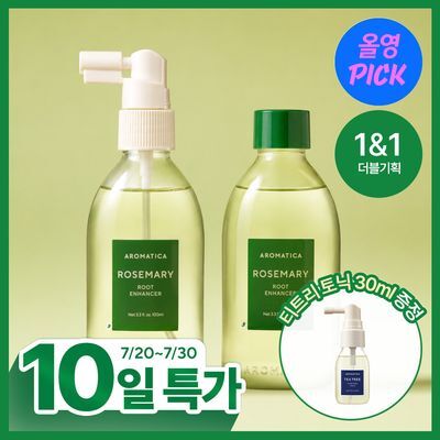 [7월 올영픽/1등토닉/탈모증상완화] 아로마티카 로즈마리 루트인핸서 100ml (단품/더블기획)