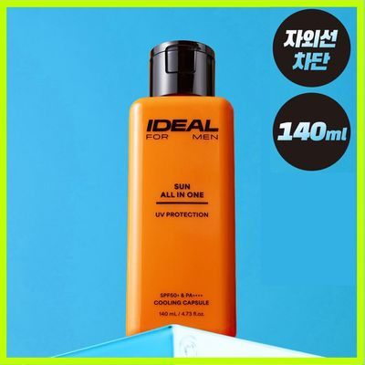 [자외선차단+스킨케어] 아이디얼포맨 선 올인원 140ml