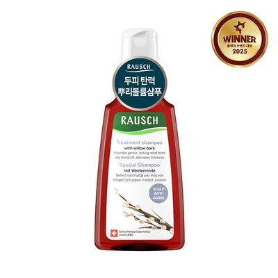 [탄력뿌리볼륨샴푸]라우쉬 윌로우바크 트리트먼트 샴푸 200ml