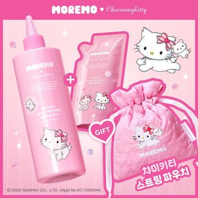 [챠미키티 에디션][손상케어] 모레모 워터 트리트먼트 미라클10 475ml 기획 4종