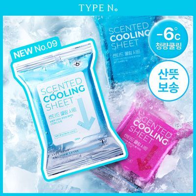 [즉각쿨링] 타입넘버 센티드 퍼퓸 쿨링 시트 15매 3종