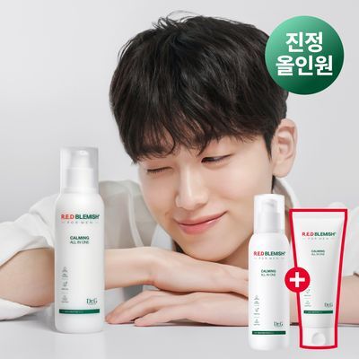 [트러블/면도후] 닥터지 레드 블레미쉬 포 맨 진정 올인원 150ml 2종 (단품/증정 기획)