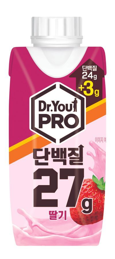 오리온 닥터유프로 드링크 단백질 딸기 250ml