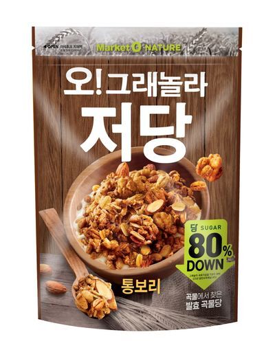 오리온 마켓오네이처 오그래놀라 저당 통보리 360g