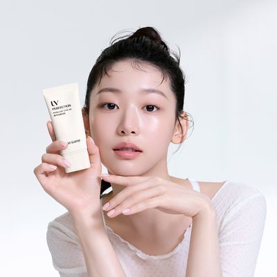 [모공밀착 보정]더샘 유브이 퍼펙션 포어리스 톤업 선 크림 50ml 1+1 기획