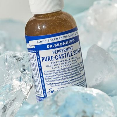 닥터브로너스 퓨어 캐스틸 솝 60ml 2종 택1 (티트리/페퍼민트)