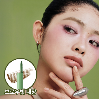 [브로우카라/눈썹빗일체형] 엔트로피 메이크업 터프 브로우 피니셔 모카무스