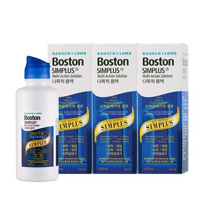 BOSTON 심플러스 다목적용액 120ml *3입