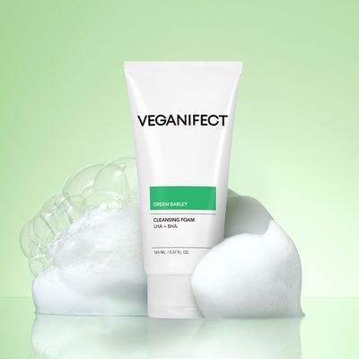 [여드름기능성/약알카리성] 비건이펙트 청보리 LHA 딥클렌징 폼 165ml