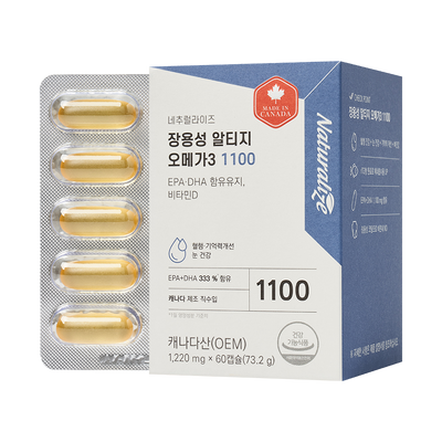 네추럴라이즈 장용성 알티지 오메가3 1100 60캡슐 (2개월분)
