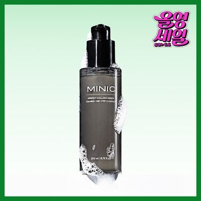 [민감피부 클렌징] 미닉 퍼펙트 콜라드 그린 진정 원 스텝 클렌저 200ml