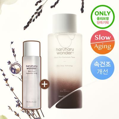 하루하루원더 블랙라이스 히알루로닉 토너 150ml 기획(+30ml)