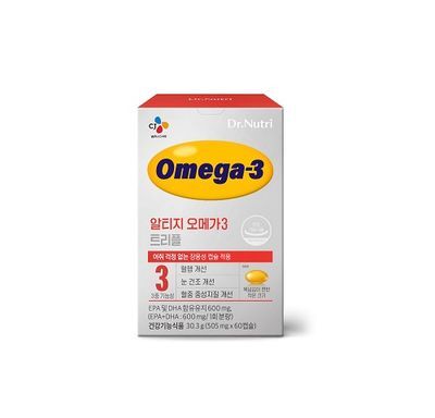 CJ웰케어 알티지 오메가3 트리플 60캡슐 (1개월분)