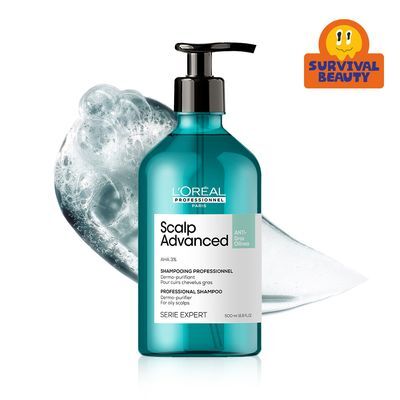 [지성두피&헤어케어] 로레알 프로페셔널 안티 오일리니스 샴푸 500ml