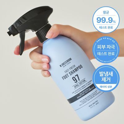 W.DRESSROOM 패스트 프레시 풋샴푸 500ml No.97 에이프릴코튼