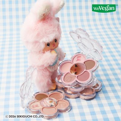 [몬치치 콜라보] 어뮤즈 꽃 아이 팔레트 (+몬치치 증명사진 키링 증정)
