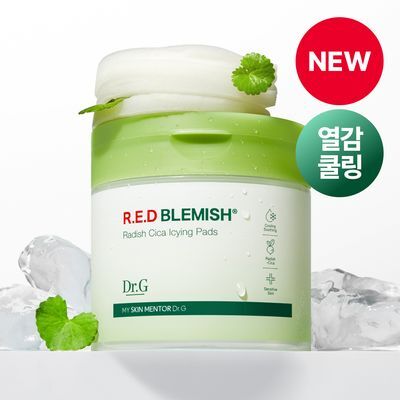 [NEW/열감쿨링] 닥터지 레드 블레미쉬 순무 시카 아이싱 패드 60매
