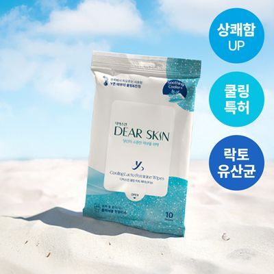 디어스킨 쿨링 락토페미닌티슈 10매