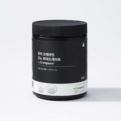 잠백이 퓨어 크레아틴 모노 하이드레이트 300g