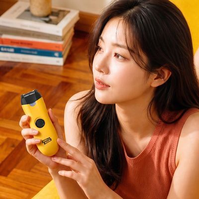 고릴라왁싱 가정용 제모기 휴대용 모근제거기 반영구 바디트리머 1000V