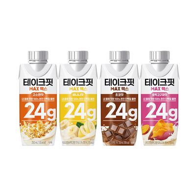 테이크핏 맥스 단백질 음료 250ml 4종 택 1(고소/초코/바나나/호박고구마)