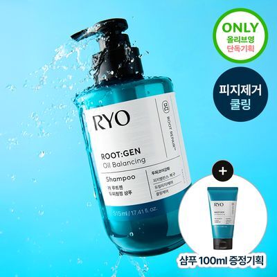 려 Root Gen Scalp Cleansing Shampoo 515ml (515ml+100ml)
