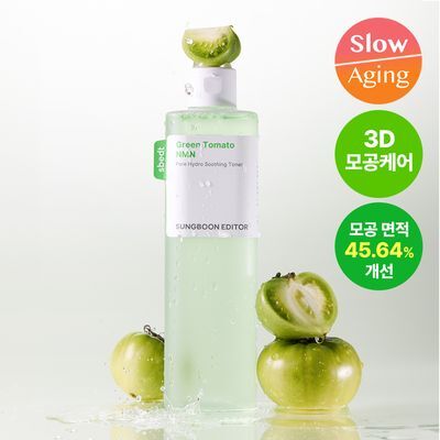 [모공케어] 성분에디터 그린토마토 NMN 포어 하이드로 수딩 토너 350ml
