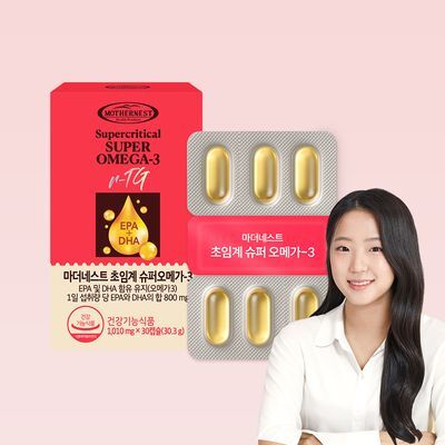 마더네스트 초임계 슈퍼오메가-3 30캡슐 (1개월분)