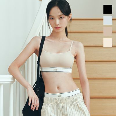[컴포트랩] 에어리 일자넥 브라렛 세트 4colors