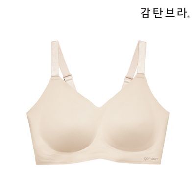 감탄브라 프리미엄 크림 큰컵 스트랩 브라 1종