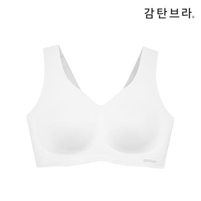 감탄브라 프리미엄 크림 큰컵 런닝형 브라 1종