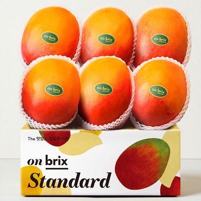 [온브릭스] 프리미엄 애플망고의 정석, 고당도 애플망고 1.5kg / 2kg / 3.8kg