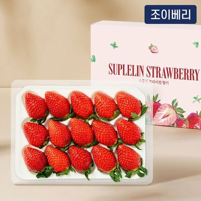 수플린 한입 가득 달콤함 조이베리 딸기 400g 이상 (특품/15~20입)