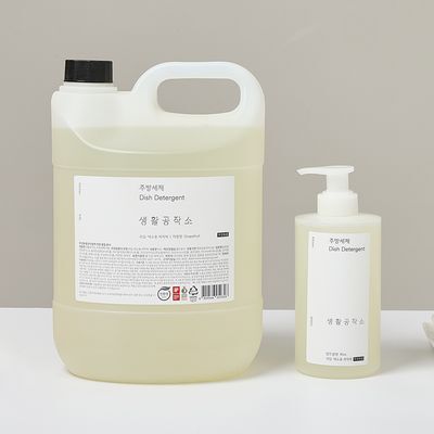생활공작소 주방세제 4L + 500ml 향 택1