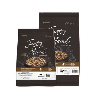 한끼뚝딱 강아지 클래식 건식 사료 2.4kg+5.2kg 모음