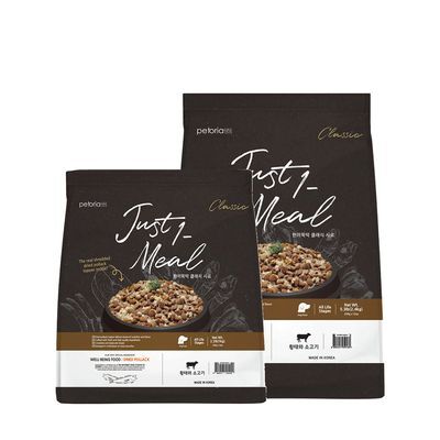 한끼뚝딱 강아지 클래식 건식 사료 1kg+2.4kg 모음