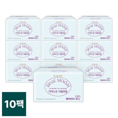 디어스킨 리얼모달 라이너 30P * 10팩 