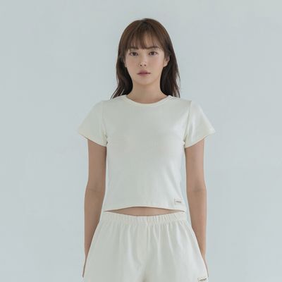 도로시와 미니멀 가먼츠 소프트 코튼 반팔 상의