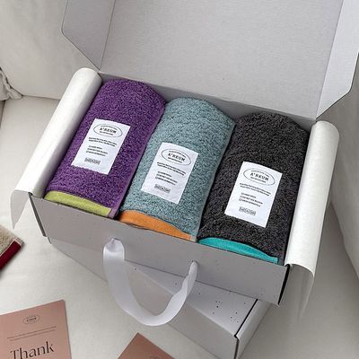 송월타올 호텔수건 아름 180g 세면타올 3매 선물세트