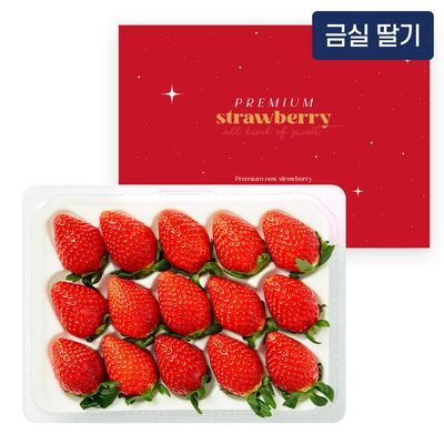 수플린 금보다 귀한 유명산지 프리미엄 금실 딸기 400g 이상 (특품/15~20입)