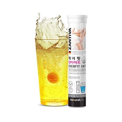 [옵션 선택] 내츄럴플러스 잔티바 에버핏 다이어트 20정 1/3/6통 (10일/1개월/2개월분) / 발포 가르시니아